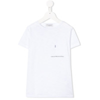 Paolo Pecora Kids Camiseta com estampa de logo - Branco