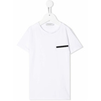 Paolo Pecora Kids Camiseta lisa com um bolso - Branco