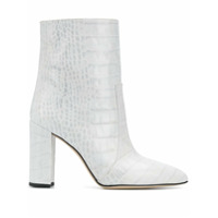 Paris Texas Ankle boot com efeito pele de crocodilo - Branco