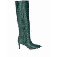 Paris Texas Bota com efeito de pele de crocodilo - Verde