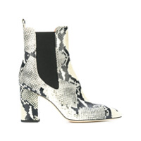 Paris Texas snakeskin-effect ankle boots - Neutro
