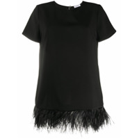 P.A.R.O.S.H. Blusa com acabamento contrastante - Preto