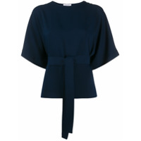 P.A.R.O.S.H. Blusa com amarração na cintura - Azul