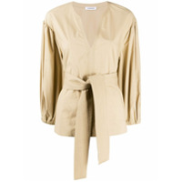 P.A.R.O.S.H. Blusa com amarração na cintura - Neutro