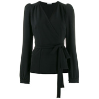 P.A.R.O.S.H. Blusa com amarração na cintura - Preto