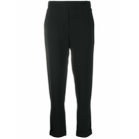 P.A.R.O.S.H. Calça Pirate com barra dobrada - Preto