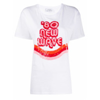 P.A.R.O.S.H. Camiseta com estampa de slogan - Branco