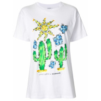 P.A.R.O.S.H. Camiseta Desert decote careca - Branco