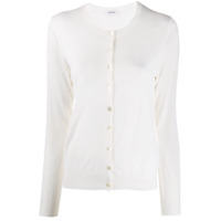 P.A.R.O.S.H. Cardigan gola redonda com botões frontal - Branco