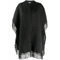 P.A.R.O.S.H. Casaco com acabamento de franjas - Cinza