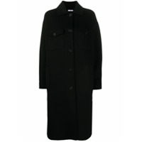 P.A.R.O.S.H. Casaco com acabamento de franjas - Preto