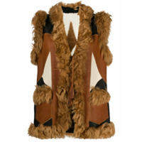 P.A.R.O.S.H. Colete dupla face com recortes - Neutro