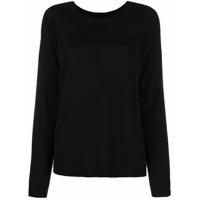 P.A.R.O.S.H. long sleeve ribbed-collar sweater - Preto