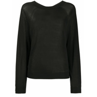 P.A.R.O.S.H. Suéter decote careca de tricô - Preto