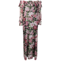 P.A.R.O.S.H. Vestido longo com estampa floral - Rosa