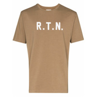 Pas Normal Studios Camiseta com logo R.T.N. - Marrom