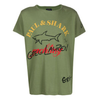 Paul & Shark Camiseta com estampa de logo - Verde