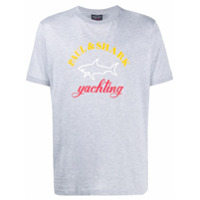 Paul & Shark Camiseta com estampa de logo Yachting - Cinza