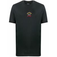 Paul & Shark Camiseta mangas curtas com estampa de logo - Preto