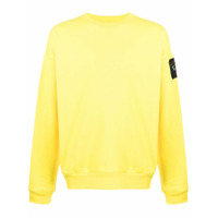 Paul & Shark Suéter decote careca com patch de logo - Amarelo
