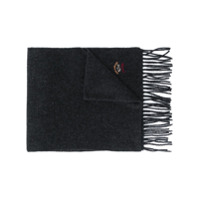Paul & Shark wool-cashmere fringed scarf - Preto