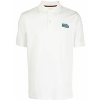 Paul Smith Camisa polo com patch de logo - Branco