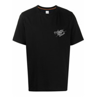 Paul Smith Camiseta com estampa de besoura - Preto