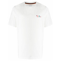 Paul Smith Camiseta com logo bordado - Branco