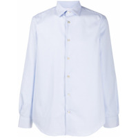 Paul Smith Camiseta de alfaiataria em algodão xadrez - Azul