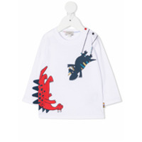 Paul Smith Junior Camiseta com estampa de dinossauro - Branco