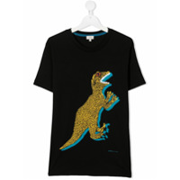 Paul Smith Junior Camiseta com estampa de dinossauro - Preto