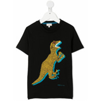 Paul Smith Junior Camiseta com estampa de dinossauro - Preto
