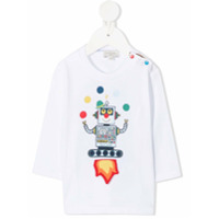 Paul Smith Junior Camiseta mangas curtas com estampa gráfica - Branco