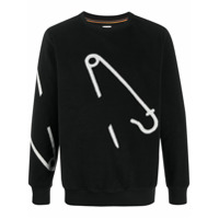 Paul Smith Suéter de tricô com detalhe de alfinete - Preto