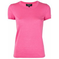 Paule Ka Camiseta gola redonda de tricô - Rosa