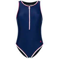 Perfect Moment front zipped swim suit - Azul