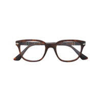 Persol Armação de óculos quadrada - 9001 MATTE HAVANA