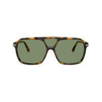 Persol Óculos de sol oversized quadrado - Verde