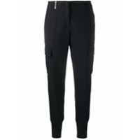 Peserico Calça com recorte de brilho - Preto