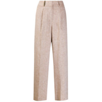 Peserico high-waisted wide trousers - Neutro