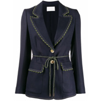 Peter Pilotto Blazer com acabamento de corda - Azul