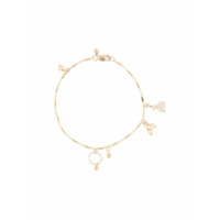 Petite Grand Bracelete 'Pearl Charm' - Dourado