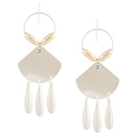 Petite Grand Par de brincos Holden - Prateado