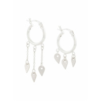 Petite Grand Par de brincos Vines and Leaves em prata - Metálico