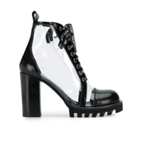 Philipp Plein Ankle boot com salto alto - Preto