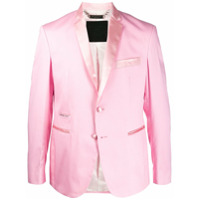 Philipp Plein Blazer com acabamento de cetim - Rosa