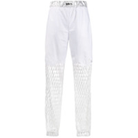 Philipp Plein Calça cenoura com recorte vazado - Branco