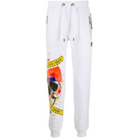 Philipp Plein Calça esportiva com caveira - Branco