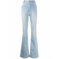 Philipp Plein Calça jeans flare Cowboy - Azul