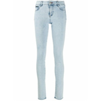 Philipp Plein Calça jeans skinny com aplicação de cristais - Azul